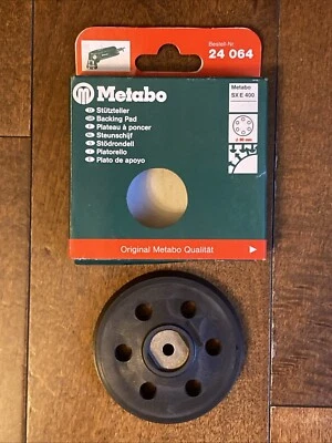 Almohadilla de respaldo Metabo original SX E 400 hecha en Alemania Foto 1 de 4