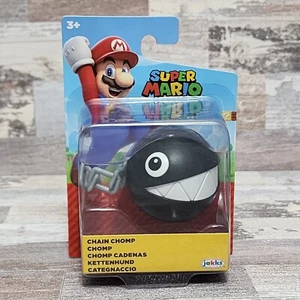Chain Chomp Chomp Jakks Super Mario World of Nintendo 2.5" Mini Figure New 2023 - Picture 1 of 7