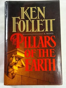 Pillars of the Earth Ken Follet HCDJ 1989 1st Ed 1st Print Unread - Bild 1 von 16