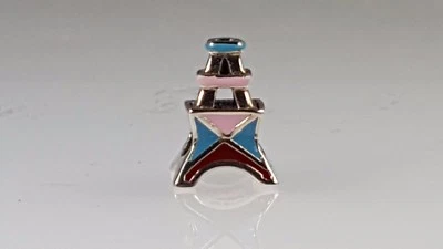 New Chamilia Authentic sterling silver Retired Its a small world-France Eiffel  - Imagem 1 de 2
