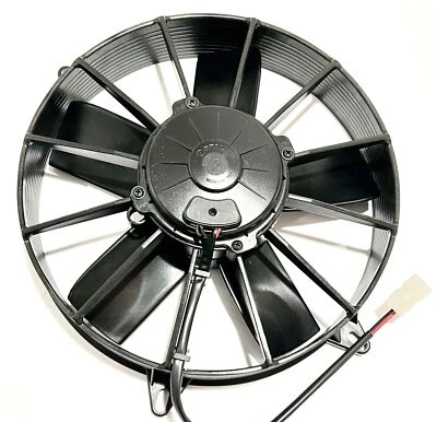 SPAL 30102054 11" 12V Puller Fan High Performance  1375 CFM VA03-AP70/LL-37A - Image 1 of 4