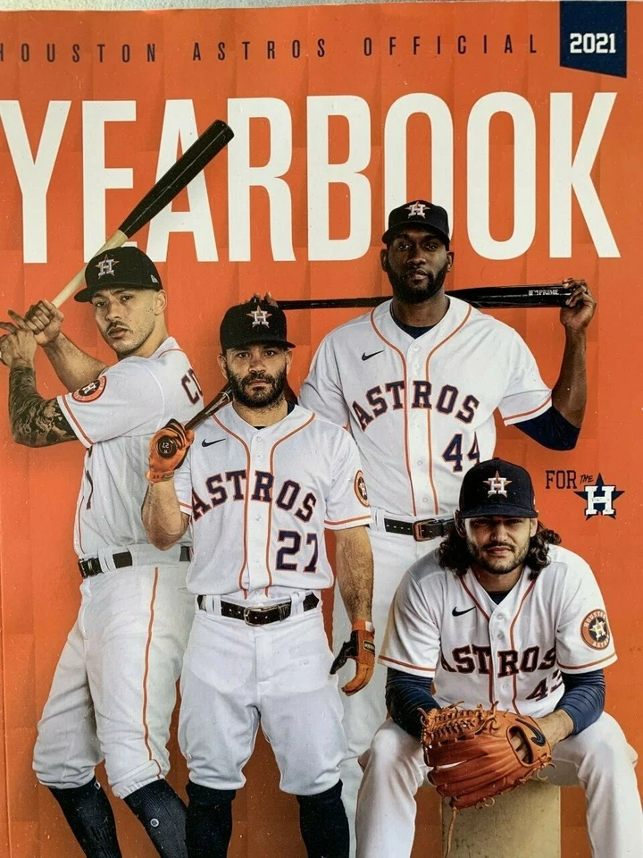 2021 HOUSTON ASTROS YEARBOOK MLB PROGRAM WORLD SERIES 195 PAGES SHIPS NOW!! - Image 1 of 1