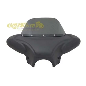 Matte Black Batwing With Smoked Plexiglass SUZUKI INTRUDER C800 / C800 VOLUSIA - Picture 1 of 3