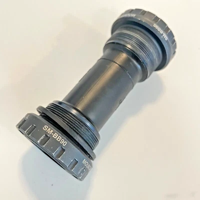 Shimano XTR SM-BB90 Hollow Tech 2 Bottom Bracket Threaded Mountain Bike DH Black - Image 1 of 3