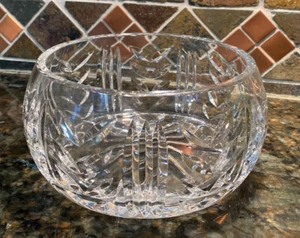 Vintage Waterford Crystal Bowl Serving Fruit Salad Nuts Candy - Picture 1 of 10
