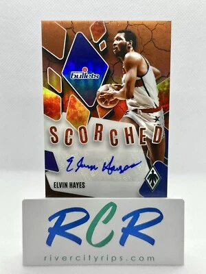 Elvin Hayes - Orange Scorched Auto /49 - 2023-24 Phoenix - Washington Bullets - Image 1 of 2