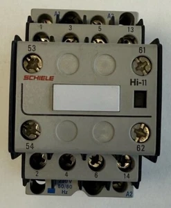 Schiele Leistungsschütz / 230V 50/60Hz / 4kW / Hi-11 / DL4K-10 / DL 4K/10 - Picture 1 of 9