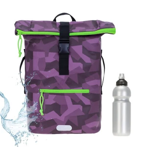 Rucksack Damen Mädchen Freizeitrucksack A4 Plane Time Bag 12824 Camo Violett +f - Bild 1 von 12