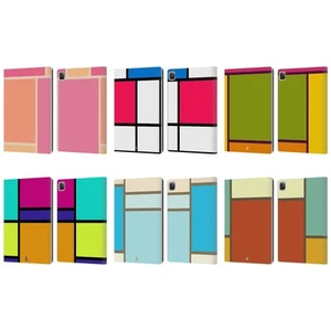 HEAD CASE DESIGNS HUED TILES LEATHER BOOK WALLET CASE COVER FOR APPLE iPAD - Picture 1 of 12