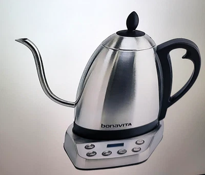 Hervidor de agua digital Bonavita Interurban 1,0 L temperatura variable cuello de cisne Foto 1 de 3