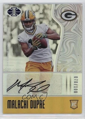 2017 Illusions Signs Trophy Collection Blue /100 Malachi Dupre Rookie Auto RC - Image 1 of 2