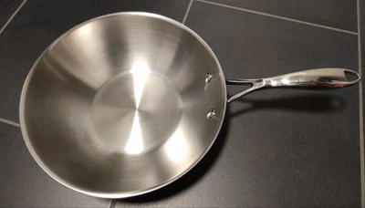 Tupperware Junior Wok Pfanne Bratpfanne Edelstahl 2,3 Liter 24 cm Chef Series - Bild 1 von 2