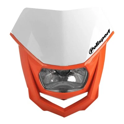 Polisport Halo Scheinwerfer HEADLIGHT WH/OR orange - Bild 1 von 3