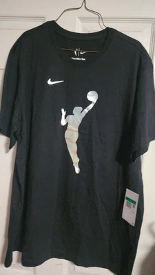Nike WNBA Black T-Shirt Men’s Small / Women’s Medium – Stretch Athletic Fit NWT - Image 1 of 3
