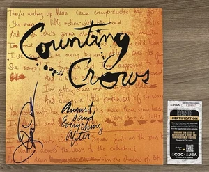 Adam Duritz signierte Counting Crows JSA COA Schallplatte August & alles danach Vinyl - Bild 1 von 3