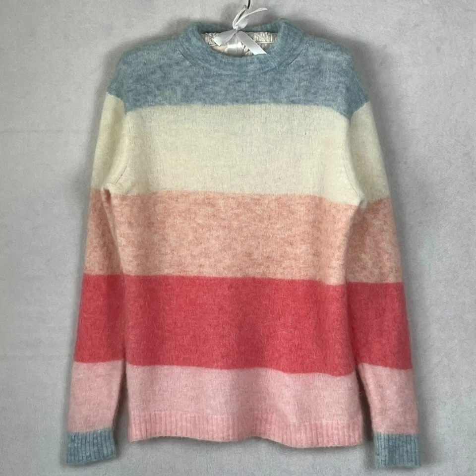 Suéter tejido Acne Studios para mujer talla M Albah Mohair rosa gris Foto 1 de 4