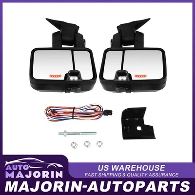 Power Heated Arrow Signal Towing Mirror For Chevrolet C/K Pickup Suburban 88-98 Foto 1 de 4