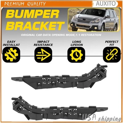 For 2010-2014 Subaru Front Left & Right Bumper Support Brackets Legacy Outback A - Imagem 1 de 4