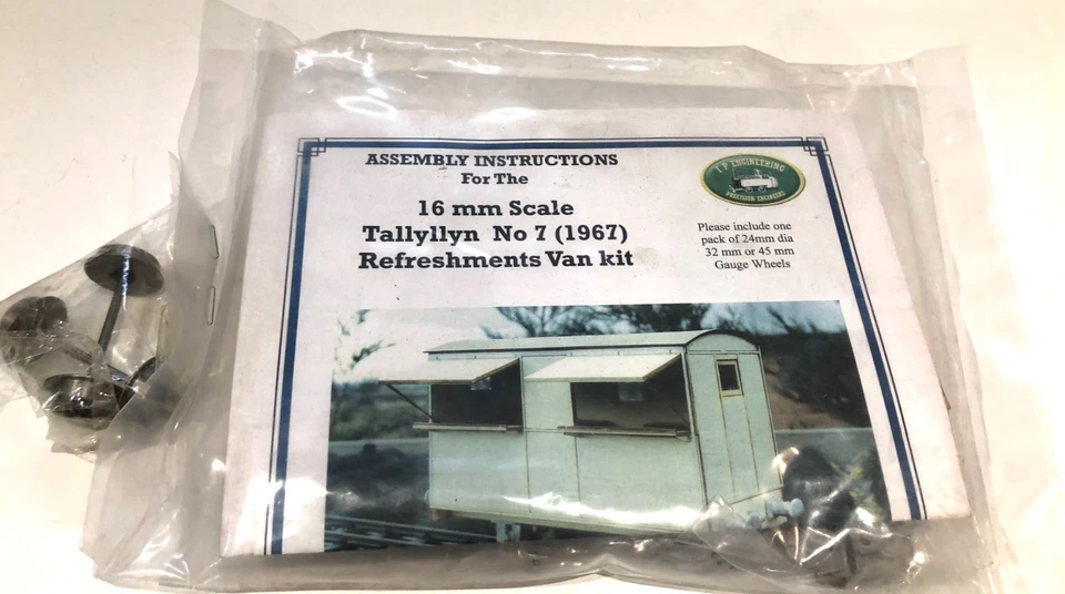 GAUGE 1 I P ENGINEERING GARDEN RAILWAY TALLYLLYN No 7 REFRESHMENT VAN KIT - Image 1 of 1