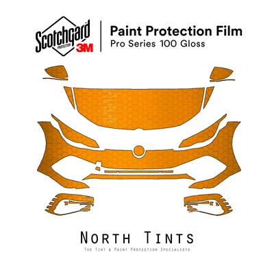 Sujetador transparente película protección pintura precortada 3M PRO PPF Volkswagen Golf R 2022-2025 Foto 1 de 4