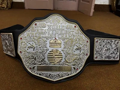 Nuevo Big Gold Heavyweight Championship Belt Big Gold Zinc 5 mm Heavyweight Title Foto 1 de 4