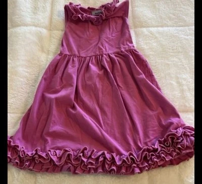 Vestido Lucas & Lucy Rosa Volantes Talla 6T Niñas Jóvenes Niños Foto 1 de 3