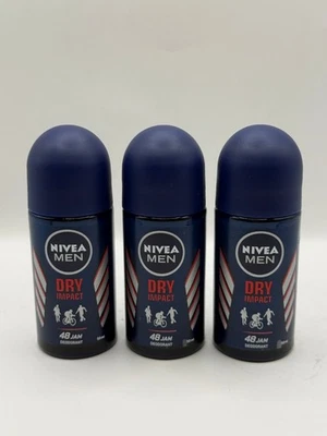 NIVEA MEN DRY IMPACT ROLL-ON Desodorante 50 ML - Elige Cantidad Foto 1 de 4