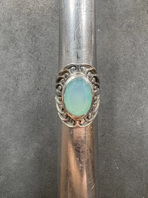 Lote de joyas de plata esterlina 925 de 8,3 g de colección con anillo de piedra azul talla 7 B Foto 1 de 4