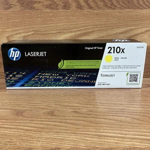 Genuine OEM HP 210X Yellow High Yield Toner Cartridge W2102X - New and Sealed - Picture 1 of 6