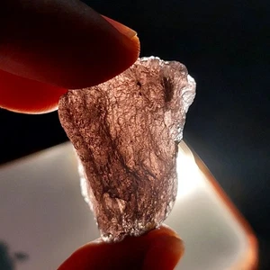 11.98 Gr Agni Manitite Cluster - Pearl of Fire - Indonesian Tektite Agnimanite - Picture 1 of 6