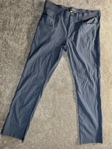 Pantalone Eddie Bauer Travex Uomo 38x34 Grigio Elasticizzato Tech Performance - DIFETTO FORO - Foto 1 di 11