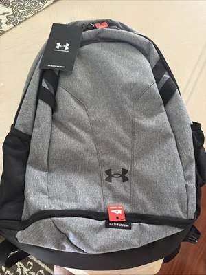 Mochila Under Armour UA Hustle 5.0 Team Gris Escuela Laptop 1364182 - Totalmente Nueva Foto 1 de 4