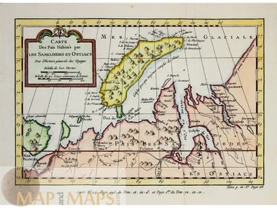 Novaya Zemlya - Nova Zembla - Russia map Bellin 1746. - Image 1 of 3