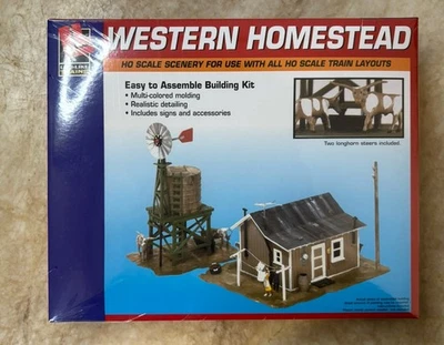 HO Scale Walthers Life-Like 433-1338 Western Homestead Building Kit - Image 1 of 3