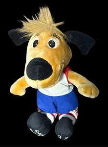 "De colección 1994 Dakin Raro Copa Mundial de la FIFA EE. UU. Mascota Perro Jugador de Fútbol Peluche 12""" - Imagen 1 de 2