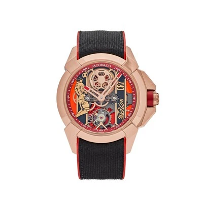 Jacob & Co. V2 CR7 Epic X Collection EX120.43.AE.AA.A Flight of CR7 Rose Gold Foto 1 de 4
