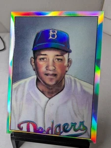 1998 Bowman Chrome REFRACTOR Don Newcombe - 1950 Rookie Reprint #3 - Picture 1 of 2