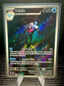 Palafin 225/091 SV Paldean Fates Holo Illustration Rare Pokemon TCG Card NM - Picture 1 of 2