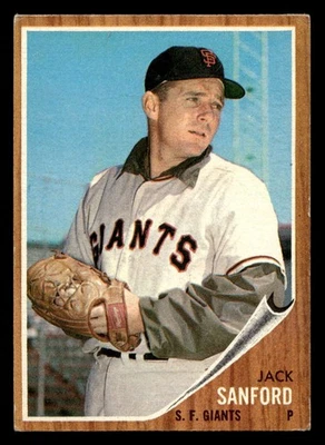 1962 Topps #538 Jack Sanford VG-EX Giants High # ID:489519 - Image 1 of 2