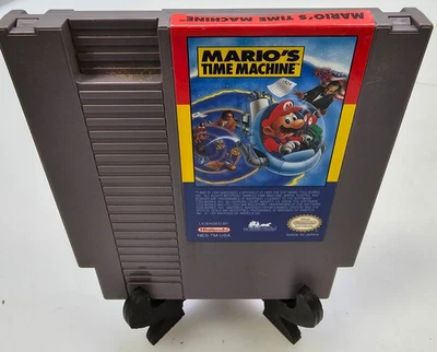 Картридж игровой Nintendo NES Marios Time Machine очищенный и протестированный - Изображение 1 из 2
