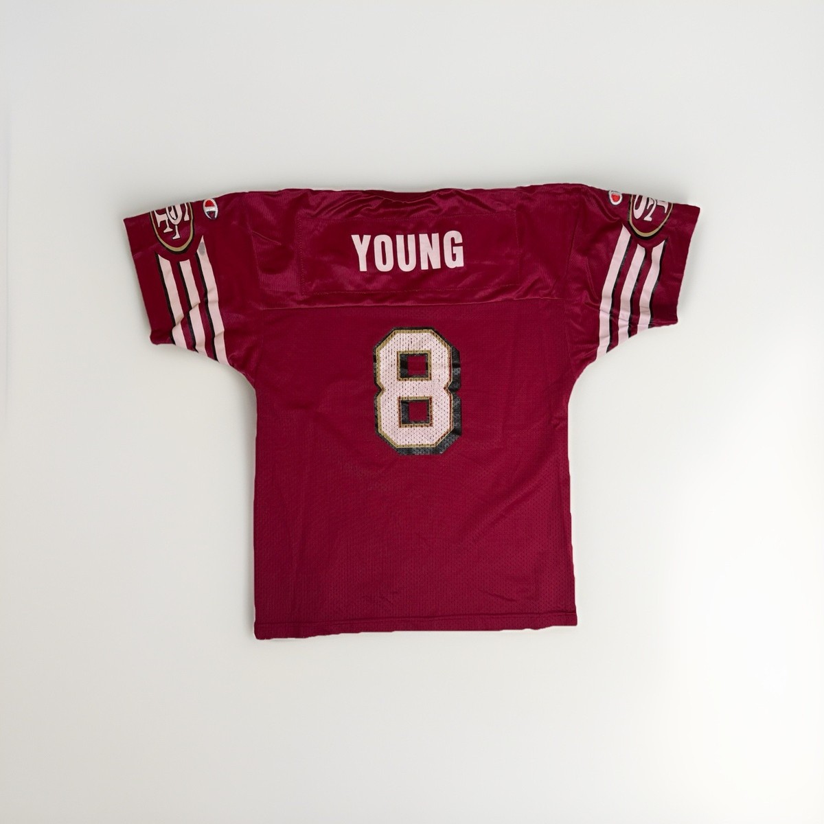 ユニフォーム Champion Steven Young 49ers NFL Jerseys mens-mitchell-and-ness-steve-