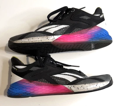 锐步女式 Nano X CrossFit 训练鞋 10 码运动鞋运动运动鞋 — 第 1/4 张图片