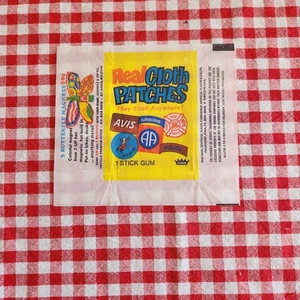 Vintage Fleer Real Clothes Patches Wax Pack Wrapper Only  - Picture 1 of 4
