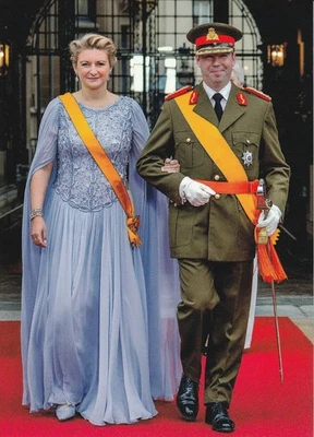 ORIGINAL POSTKARTE ***ORIGINAL POSTCARD-2025***GROSSHERZOGIN STEPHANIE-GROSSHERZOG GUILLAUME-ADEL