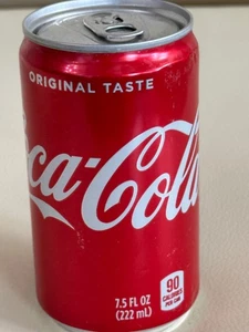 COCA-COLA ORIGINAL TASTE FULL 7.5 oz Can 2017 - Picture 1 of 5