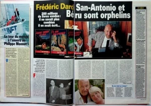 *FREDERIC DARD / SAN ANTONIO = Coupure de presse 2 PAGES 2000 CLIPPING - Bild 1 von 1