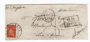 VENEZUELA 1859 2 Reales La Guaira nach Frankreich auf Brief X - RAR - Bild 1 von 2