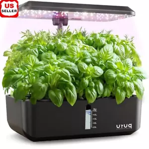 Hydroponic Indoor Garden System 12 Pods LED Grow Light Quiet Pump Plant Kit New - Picture 1 of 7