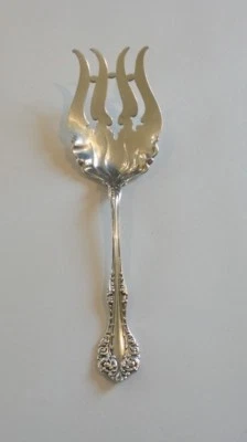 Tenedor para servir Alvin FLORENTINA plata de ley 8,25", 65 gramos Foto 1 de 4