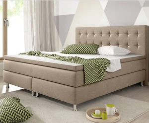 Boxspringbett 180x200 cm Muddy Bett Komfortbett Hotelbett Stoff Bett Bern 31741 - Bild 1 von 13